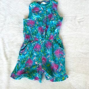 Boden button-up romper size 11-12y